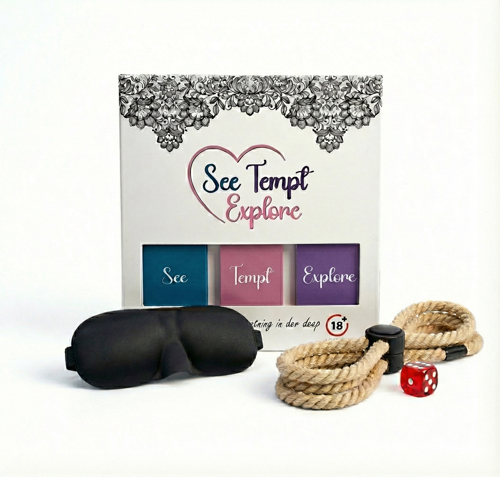 “See Tempt & Explore couples card game for adult date night”
